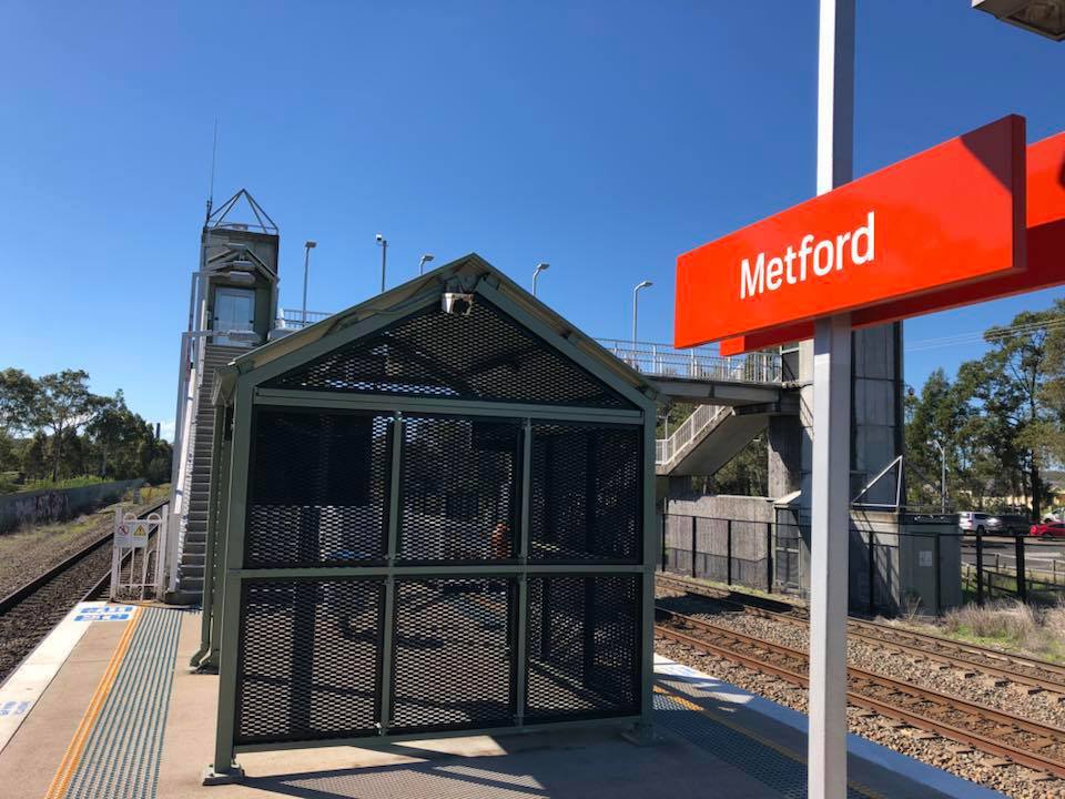 Train station in Metford