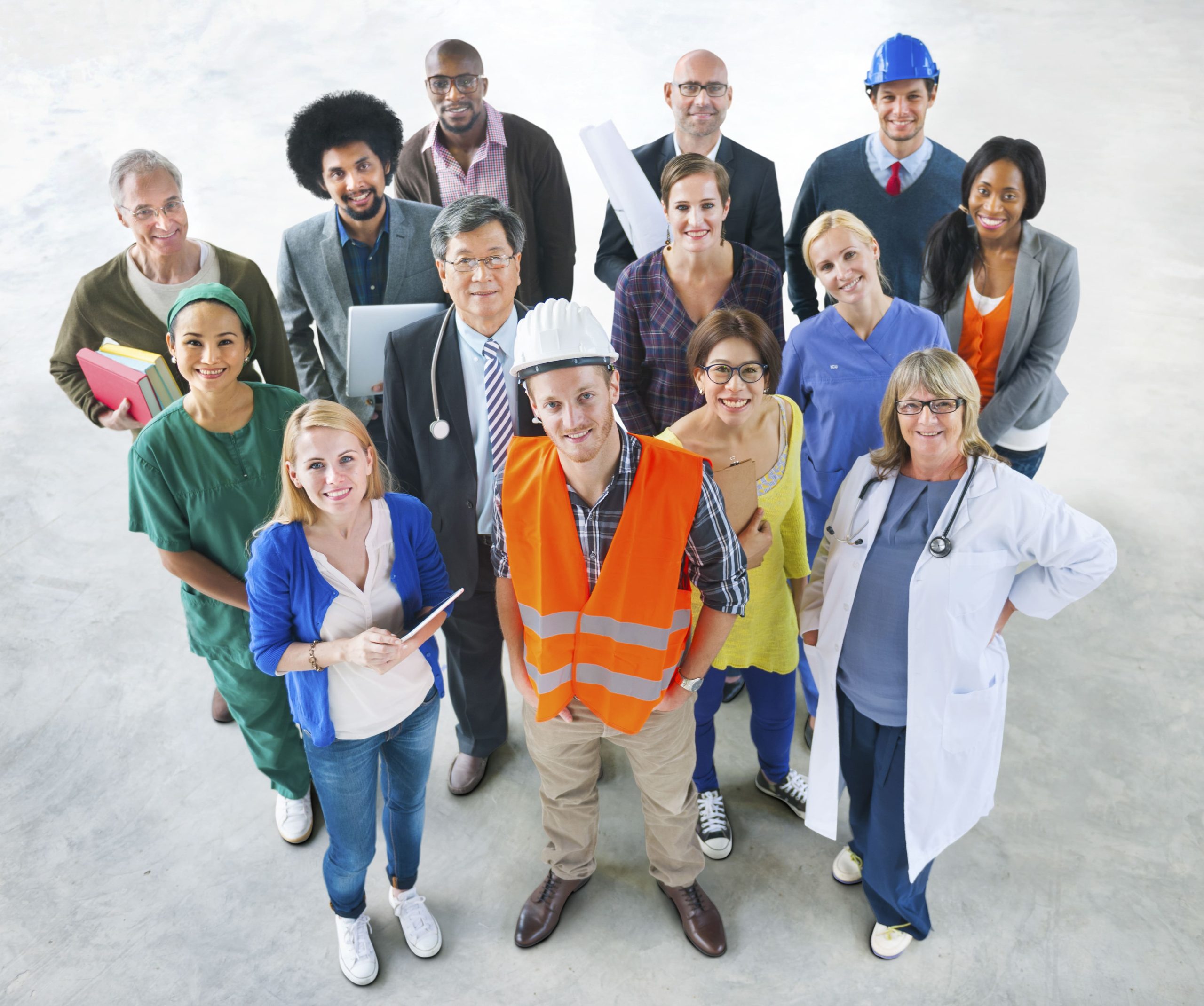 Work uniforms of all kinds